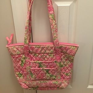 Vera Bradley Retired Iconic Vera Tote Springtime